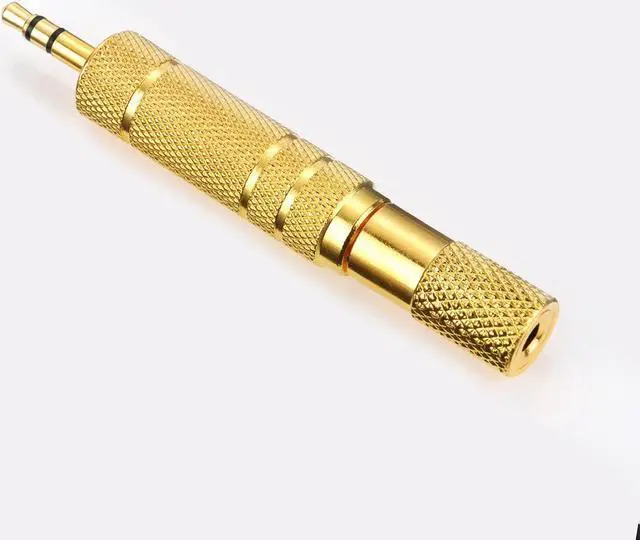 Alt view image 4 of 6 - 4 Pieces Headphone Adapter 6.35 mm (1/4 Inch) Male to 3.5 mm Female and Audio Stereo Plug 3.5 mm Male to 6.35 mm (1/4 Inch) Female Stereo Jack Adapter for Player Headphone Guitar Amplifier