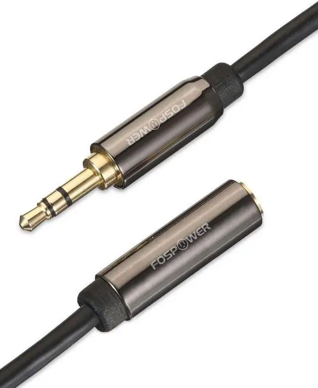 Alt view image 5 of 5 - 3.5mm Male to 3.5mm Female Stereo Audio Extension Cable Adapter [24K Gold Plated Connectors] for   Motorola HTC Nokia LG Sony & More - 15ft
