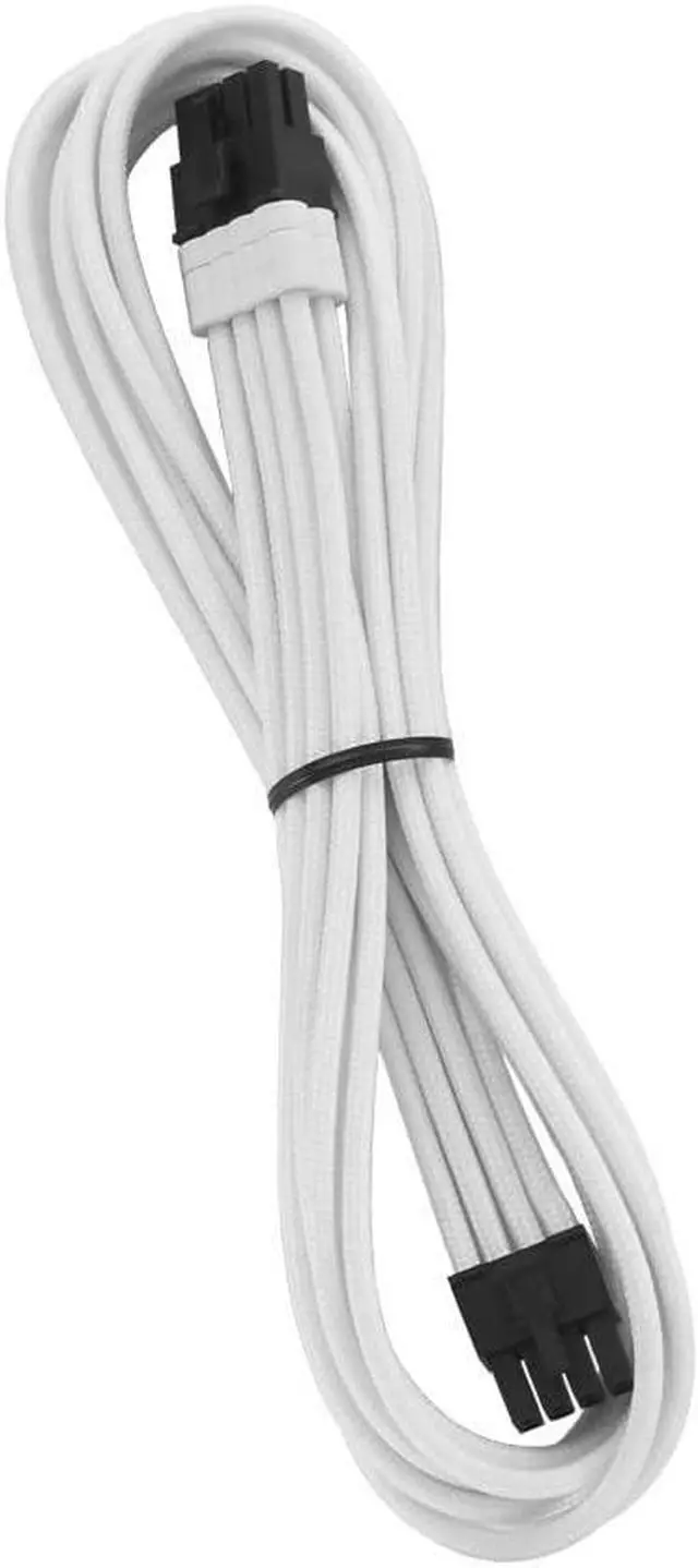 Main image of CableMod C-Series Pro ModFlex Sleeved 8-pin PCI-e Cable for Corsair RM Yellow Label/AXi/HXi (White, 60cm)