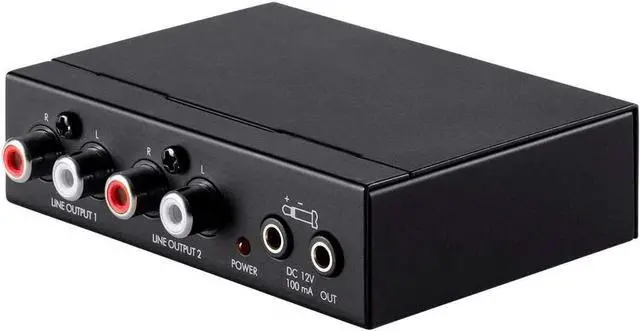 Alt view image 6 of 16 - Monoprice RJR-2 Multizone RJ45 to RCA Converter