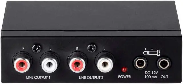 Alt view image 9 of 16 - Monoprice RJR-2 Multizone RJ45 to RCA Converter
