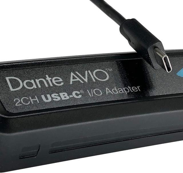 Alt view image 4 of 4 - ADP-USBC-AU-2X2 Dante AVIO USB-C IO Adapter
