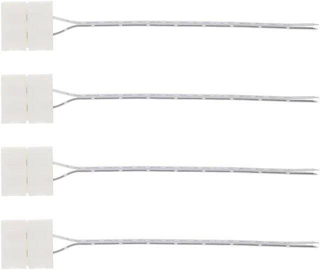 Alt view image 6 of 6 - Quick Connector for 16-Gauge Hidden Super Flat Speaker Wire Audio Cable Flat Wire Adaptor for LED Lighting and Other Low Voltage Appliance Connection (4 Connectors-C)