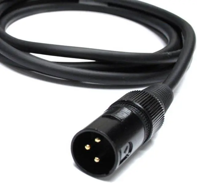 Alt view image 5 of 5 - Audio2000's C17006P2 6 Ft 1/4 TS Right Angle to XLR Male Cable (2 Pack)
