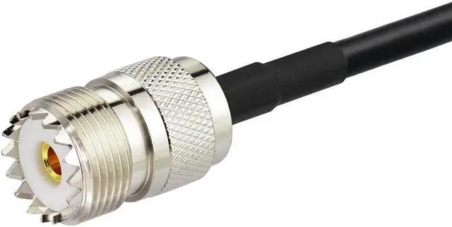 Alt view image 4 of 5 - Bingfu Ham Radio Antenna Adapter SMA Female to UHF SO239 Female RG58 Coaxial Jumper Cable 1m 3 feet (2-Pack) for Handheld Ham Two Way Radio Walkie Talkie Kenwood Baofeng BF-F8HP UV-5R UV-82 BF-888S