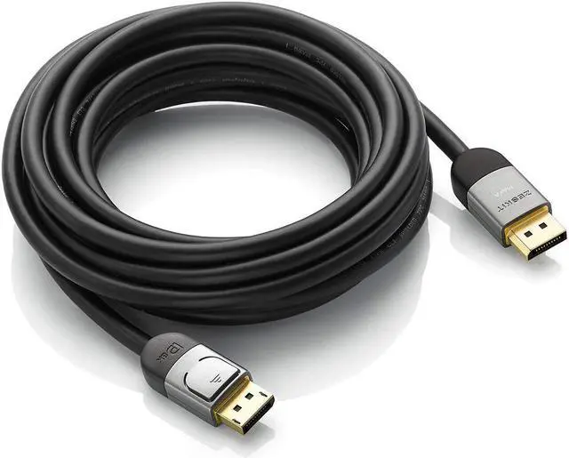 Alt view image 3 of 4 - Maya Certified DP 1.4 Cable, 4K 120Hz 8K 60Hz 1440p 144Hz 240Hz HDR 32.4Gpbs HBR3 (16ft, No Braided Jacket)