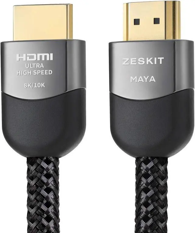 Alt view image 5 of 6 - Certified 2.1 8K HDMI Cable 48Gbps 4K120Hz Compatible with Soundbar eARC HDR10 VRR Dolby Vision Atmos HDCP 2.2 & 2.3 Gaming PS5 Xbox Series X  TV  Monitor (Ultra High Speed Maya 10ft)