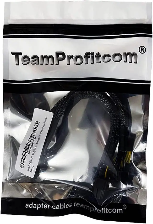 Alt view image 5 of 5 - GPU VGA PCI-e 8Pin PCI Express Graphics Video Card GPU VGA 8 Pin Female to Dual GPU 8(6+2) Pin Male GPU 8 pin Splitter Power Sleeved Extension Cable 8Pin GPU (9-inch) TeamProfitcom