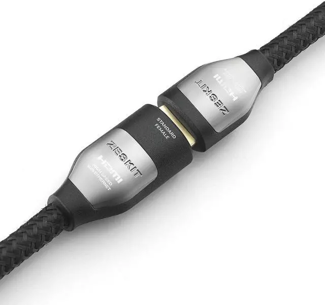 Alt view image 4 of 5 - Cinema Plus 4K 6.5ft Male to Female High Speed HDMI Extension Cable 22.28Gbps Compatible with 4K 60Hz Dolby Vision HDR ARC HDCP 2.2 Roku Fire TV Stick Xbox PS4 Pro Apple TV LG Sony Samsung