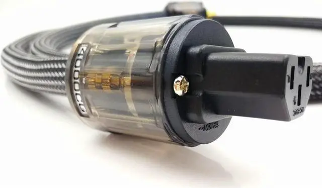 Alt view image 3 of 6 - 10 AWG Hi-End HiFi Audio Universal AC Power Cable Power Cord US Plug - 5FT (1.5M)