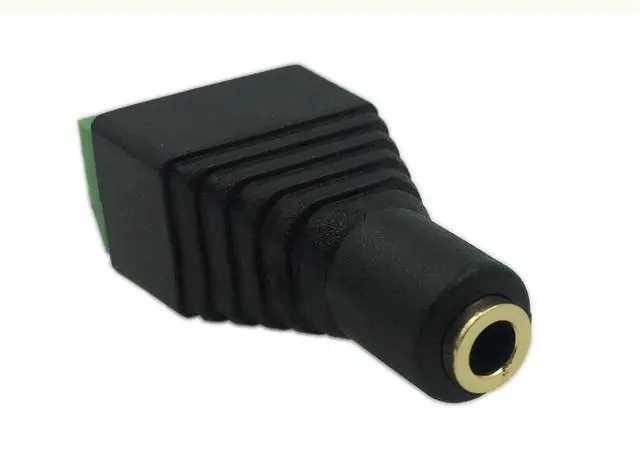 Alt view image 6 of 7 - 3.5mm Stereo Audio Video Female Jack to 3 Screw Terminal Female Headphone Replacement Solderless Balum Converter Adapter (2-Pack)