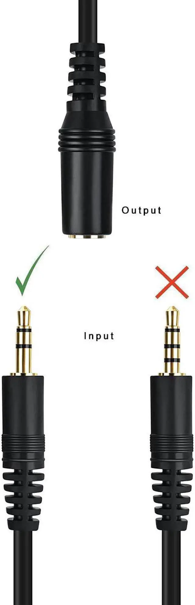 Alt view image 5 of 5 - 3.5mm Stereo Male to Female Extension Audio Cable Cord (100 Feet)