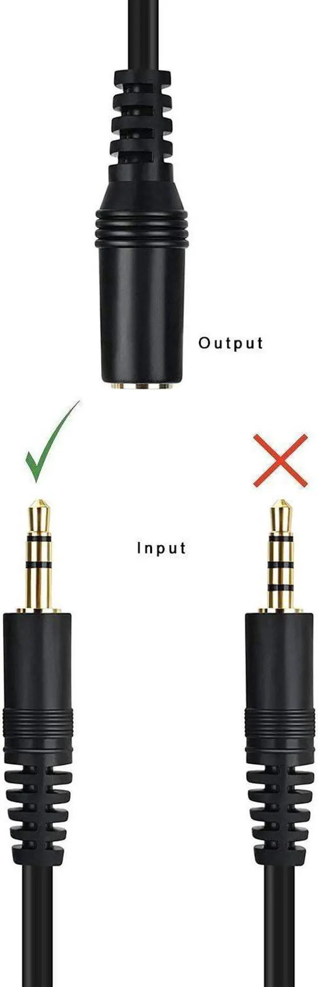 Alt view image 3 of 4 - Pasow 3.5mm Stereo Male to Female Extension Audio Cable Cord (1 Feet)