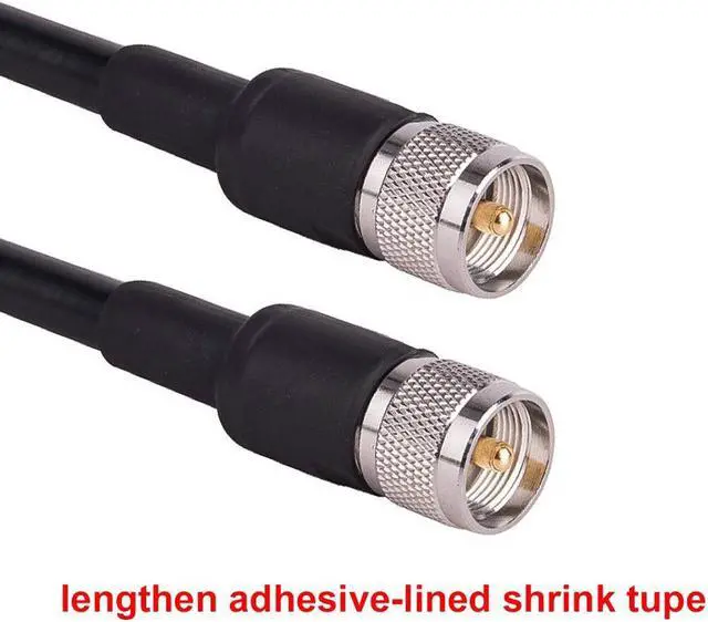 Alt view image 2 of 6 - XRDS-RF KMR 400 UHF Coaxial Cable 25ft, PL-259 UHF Male to Male Connector Coax Jumper Low Loss 50 ohm Cable for AIS Antenna, VHF Marine Antenna, HAM & CB Radio, Antenna Analyzer, Dummy Load, SWR Meter