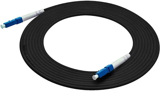 Alt view image 4 of 5 - 100ft 100feet 30m LC to LC Outdoor Armored Simplex 9/125 SM Fiber Optic Cable Jumper Optical Patch Cord Singlemode 30Meters 100ft LC-LC