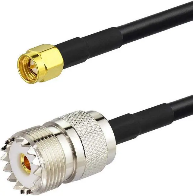 Alt view image 5 of 6 - BINGFU SMA Male to UHF SO239 Female & PL259 Male RG58 Coaxial Jumper Cable 12 inch 30cm (2-Pack) for Portable VNA Vector Network Analyzer Antenna Analyzer Spectrum Analyzer SWR Meter Tester
