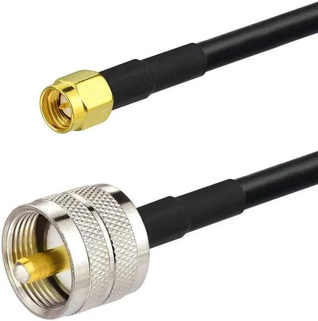 Alt view image 6 of 6 - BINGFU SMA Male to UHF SO239 Female & PL259 Male RG58 Coaxial Jumper Cable 12 inch 30cm (2-Pack) for Portable VNA Vector Network Analyzer Antenna Analyzer Spectrum Analyzer SWR Meter Tester