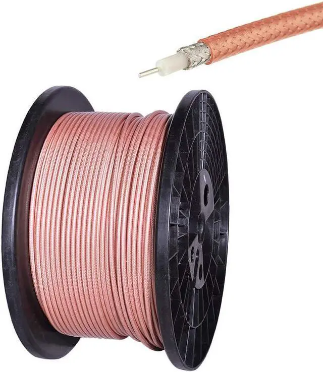 Alt view image 3 of 6 - Superbat High-Power Digital Coax Cable UHF Male PL-259 to UHF Male PL-259 UHF Jumper (3ft 100cm,RG142) for HAM & CB Radio Antenna Analyzer Dummy Load SWR Meter