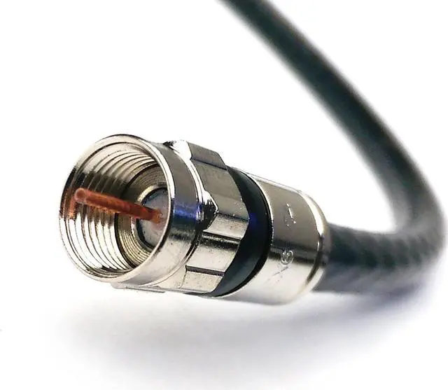 Alt view image 2 of 4 - 50ft RG6 Coaxial Cable Weather Seal Anti Corrosion Brass Compression CONNECTORS Assemble in USA UL ETL Rated CATV RoHS 75 Ohm RG6 Digital Audio Video BROADBAND Internet Cable, Welcome to consult