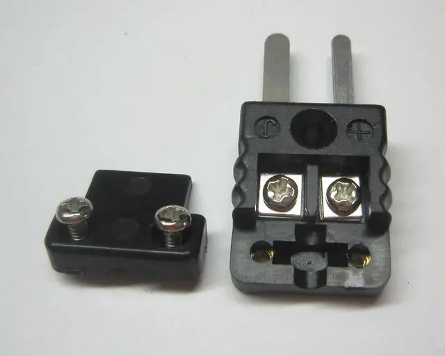 Alt view image 5 of 7 - Mini J-Type Thermocouple Wire Connector, Cable Connector, 5 Sets Pairs Male and Female Plugs
