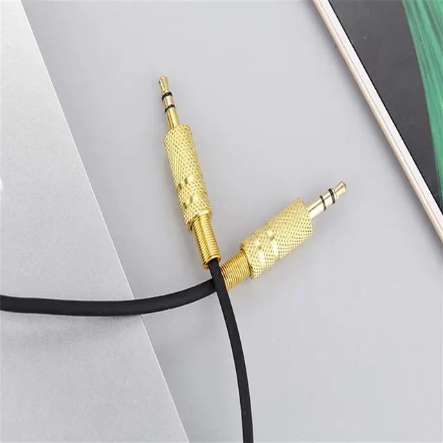 Alt view image 4 of 6 - Wondiwe Audio Line, 3.5mm Replacement Audio AUX Cable Coiled Cord for Marshall Woburn Kilburn II Speaker Male to Male Jack