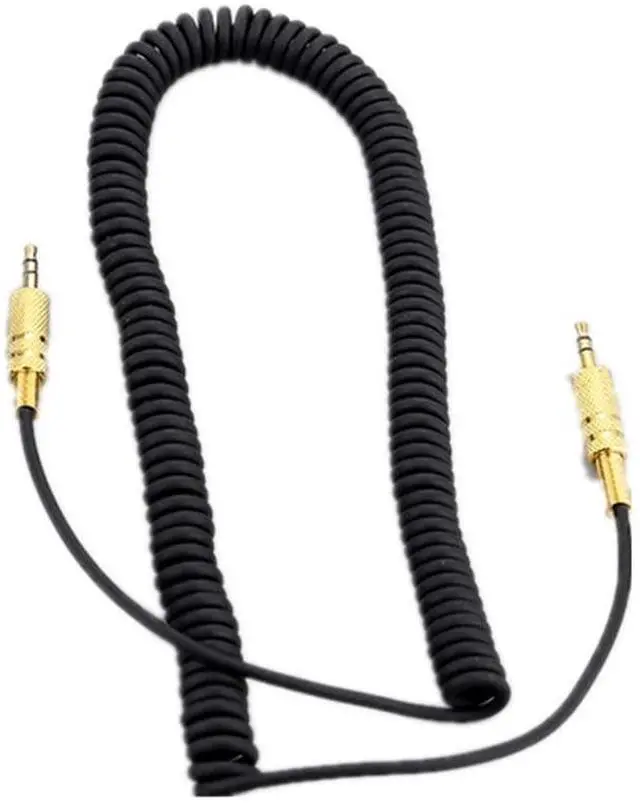 Alt view image 6 of 6 - Wondiwe Audio Line, 3.5mm Replacement Audio AUX Cable Coiled Cord for Marshall Woburn Kilburn II Speaker Male to Male Jack