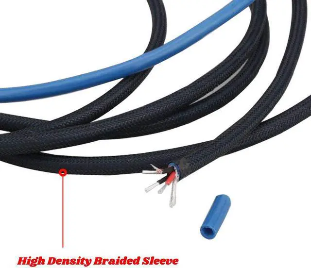 Alt view image 2 of 6 - A10 RCA Cable Stereo RCA Cord (4.9 feet) Dual 2 x RCA Male to 2 x RCA Male Audio Cable Shielded Digital & Analogue Suitable (Amplifiers AV Receivers Hi-End) (4.9FT/1.5M)