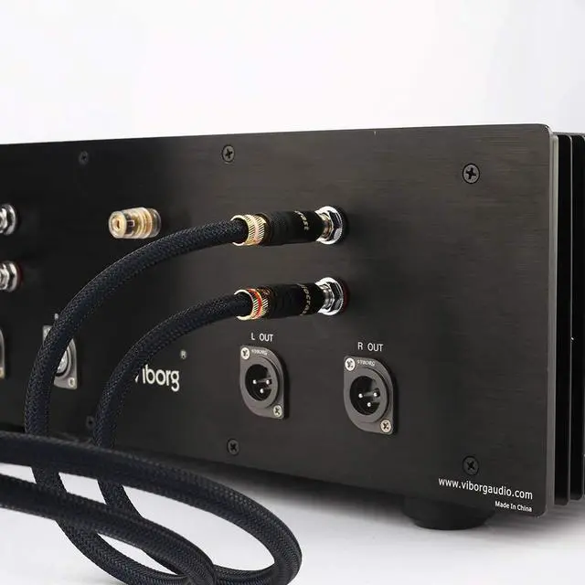 Alt view image 5 of 6 - A10 RCA Cable Stereo RCA Cord (4.9 feet) Dual 2 x RCA Male to 2 x RCA Male Audio Cable Shielded Digital & Analogue Suitable (Amplifiers AV Receivers Hi-End) (4.9FT/1.5M)