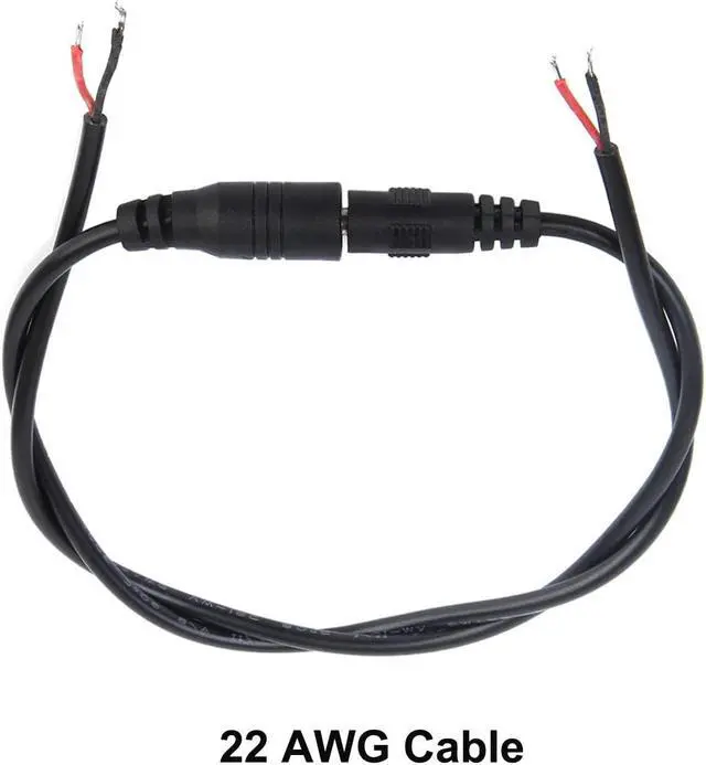 Alt view image 5 of 6 - COOLM DC 4.0mmx1.7mm Male and Female DC Plug Line Power Cord 1.7mm I.D. 4.0mm O.D Security Monitoring Power Cord LED DC Power Cord 4.01.7 Barrel Adapter Converter Cable 5 Pairs
