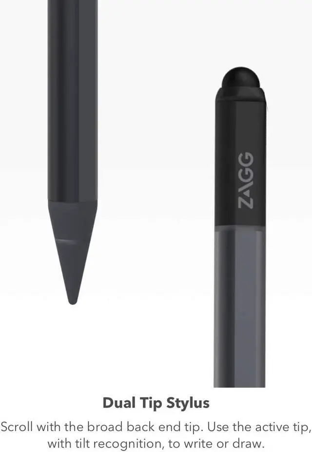 Alt view image 6 of 7 - Pro Stylus with Active & Capacitive Tips Palm Rejection Tilt Recognition Instant Bluetooth Pairing Compatible with iPad Pro 11/12.9 (3 4 & 5 Gen)/Air 10.9/iPad 10.2/9.7/Mini 5