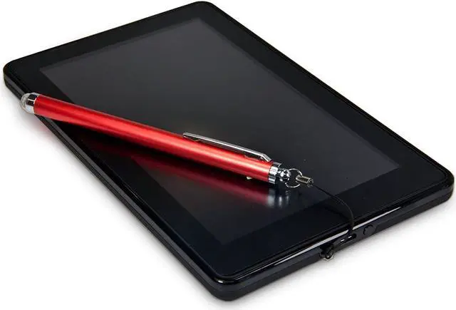 Alt view image 3 of 7 - Stylus Pen Compatible with Panasonic Tougad FZ-M1 - Capacitive Stylus Fiber Tip Capacitive Stylus Pen - Jet Black