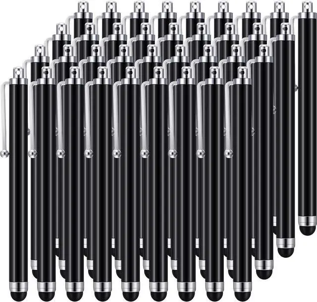 Main image of 36 Pcs Stylus Pen for Universal Capacitive Touch Screens Devices Stylus Pen Compatible with Tablet for Classroom Travel Olders Friendly(Black)