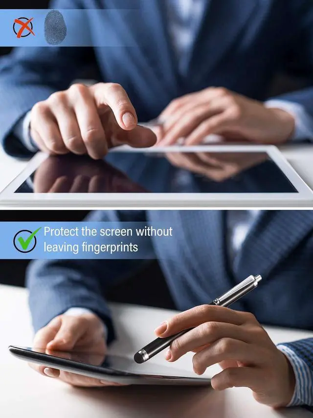 Alt view image 5 of 6 - 36 Pcs Stylus Pen for Universal Capacitive Touch Screens Devices Stylus Pen Compatible with Tablet for Classroom Travel Olders Friendly(Black)