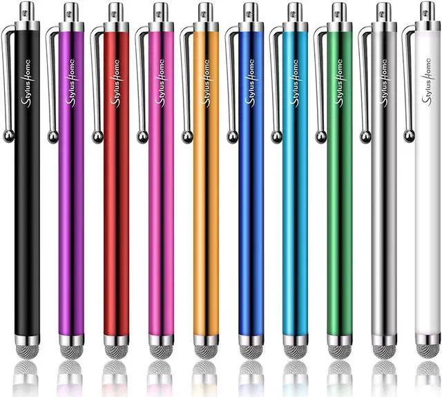 Main image of 10 Pack Stylus Pens for Touch Screens Mesh Fiber Tip Stylus Pens for ipad iPhone Tablets  All Precision Capacitive Universal Touch Screen Devices