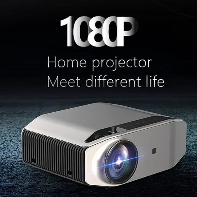 Alt view image 7 of 7 - Projector YG620 LED 1920x1080P Video 3D YG621 Multi-Screen Beamer Theater At Home