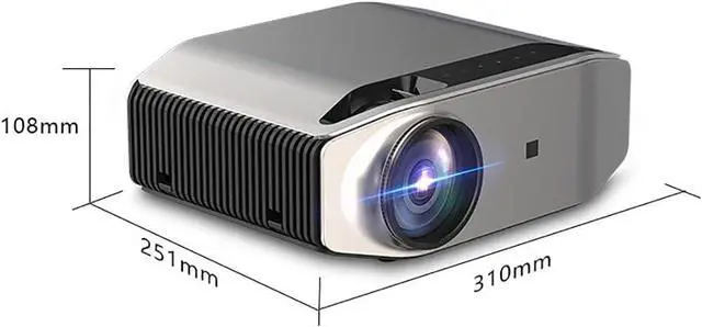 Alt view image 2 of 7 - Projector YG620 LED 1920x1080P Video 3D YG621 Multi-Screen Beamer Theater At Home