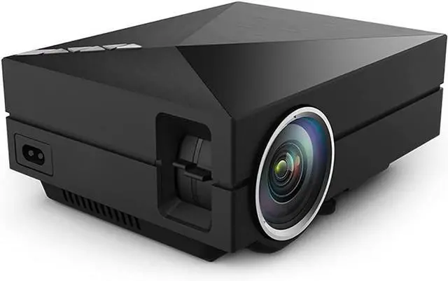 Main image of High-Definition Projector, The Data line is Directly Connected to The Mobile Phone with The Same Screen Projector, Home LED Miniature Projection, Black