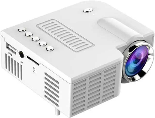 Main image of Projector with 50 Inch Projector Screen, 1080P Full HD Supported Video Projector, Mini Movie Projector Compatible with TV Stick HDMI VGA USB TF AV, for Home Cinema & Outdoor Movie.White