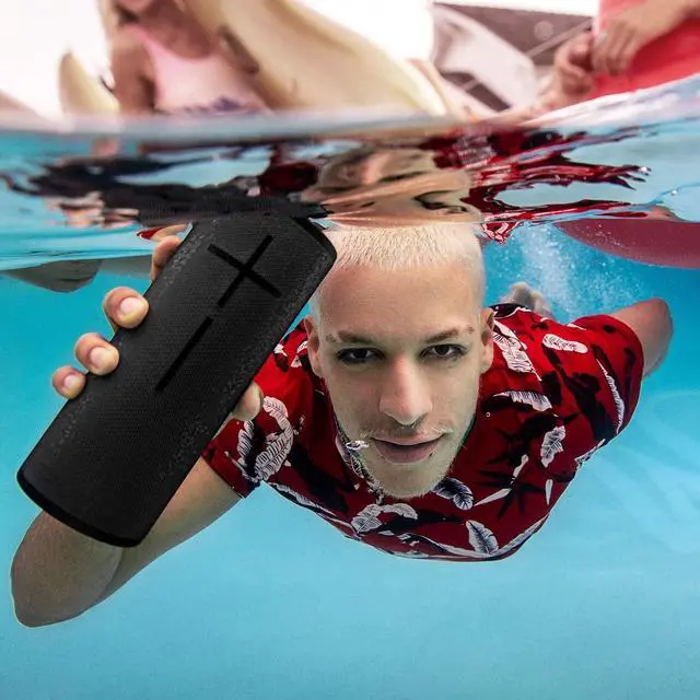 Alt view image 3 of 7 - Ultimate Ears MEGABOOM 3 Wireless Portable Waterproof Bluetooth Speaker with 360 Degree Sound, Deep Bass, Party UP via Boom App with Signature Series Shockproof, Waterproof Case