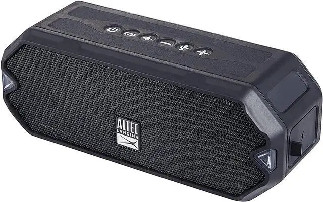 Alt view image 13 of 20 - Altec Lansing IMW1200 Hydrajolt Wireless Bluetooth Waterproof Portable Speaker (Black)