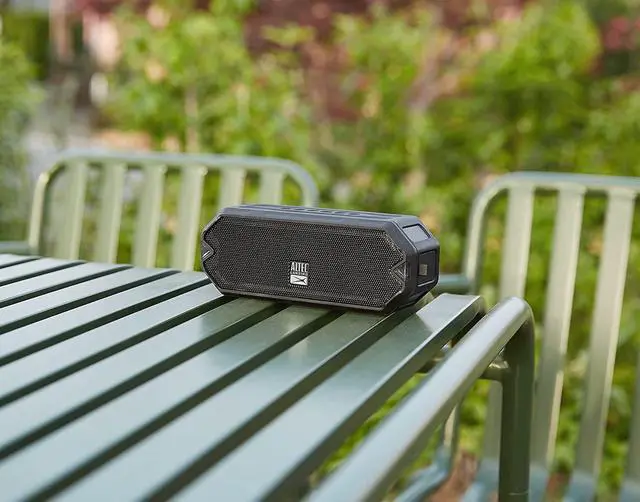 Alt view image 10 of 20 - Altec Lansing IMW1200 Hydrajolt Wireless Bluetooth Waterproof Portable Speaker (Black)