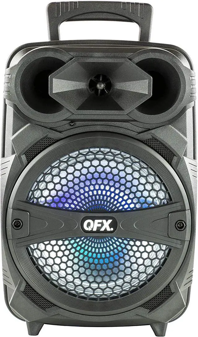 Main image of QFX PBX-81 8" Portable Bluetooth Party Sound System with Microphone