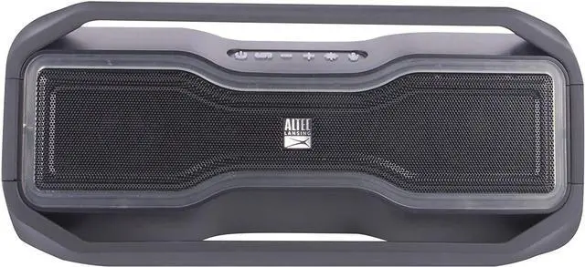 Alt view image 6 of 7 - Altec Lansing RockBox - Waterproof, Wireless, Bluetooth Speaker, Floating, IP67, Portable Speaker, Strong Bass, Rich Stereo System, Microphone, 100 ft Range, Lightweight, 12-Hour Battery, LED Lights