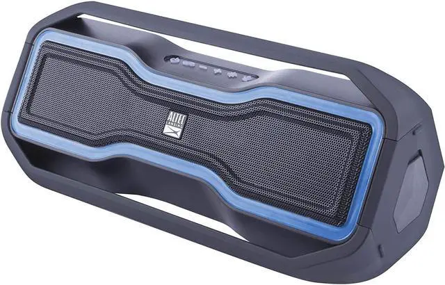 Alt view image 7 of 7 - Altec Lansing RockBox - Waterproof, Wireless, Bluetooth Speaker, Floating, IP67, Portable Speaker, Strong Bass, Rich Stereo System, Microphone, 100 ft Range, Lightweight, 12-Hour Battery, LED Lights
