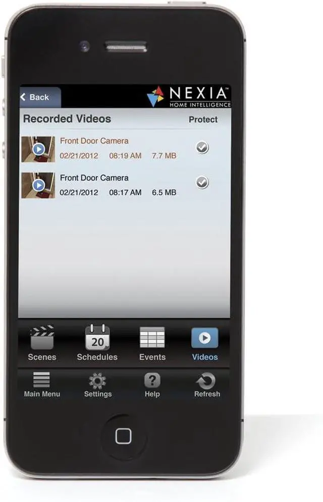 Alt view image 6 of 7 - Schlage WCE100 Home Indoor Camera with Nexia Home Intelligence, White