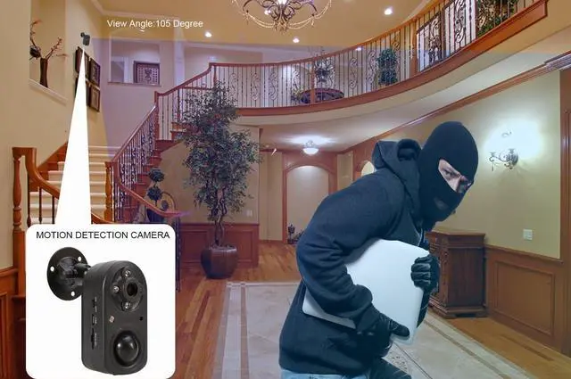 Alt view image 5 of 7 - eoqo Hack-Proof 1080p Battery-Powered Home Office Security Camera | Standalone DVR | Night Vision, PIR Motion Detection, Long Standby | Solar Powered Option, Indoor/Outdoor Video Surveillance