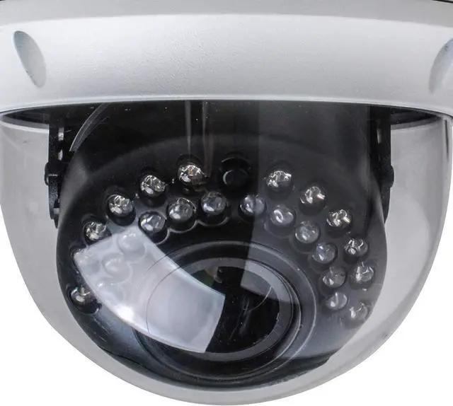 Alt view image 2 of 5 - G1083PDIR Dome CCTV Security Camera, 1080P HD-TVI/AHD/CVI and CVBS(Default) Video Out switchable, True Day&Night, IP66 Vandal Proof, 2.8-12mm Lens, IR Smart, DC12V/AC24V.