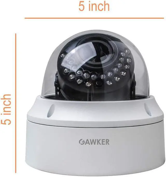 Alt view image 3 of 5 - G1083PDIR Dome CCTV Security Camera, 1080P HD-TVI/AHD/CVI and CVBS(Default) Video Out switchable, True Day&Night, IP66 Vandal Proof, 2.8-12mm Lens, IR Smart, DC12V/AC24V.