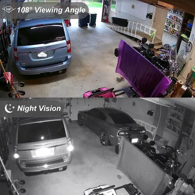 Alt view image 3 of 7 - 5MP PoE IP Dome Security Camera, 2.8mm Wide Angle, H.265 IP66 Waterproof Built-in Micphone/Audio, Compatible with Hik Vision NVR, Not PTZ Camera