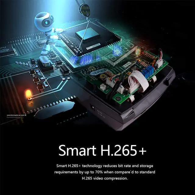 Alt view image 2 of 6 - 4K PoE Security IP Camera, 8MP Bullet Weatherproof, 4mm